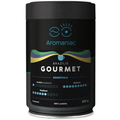 Aromaniac Brazílie Gourmet Essentials dóza 200 g – Zbozi.Blesk.cz