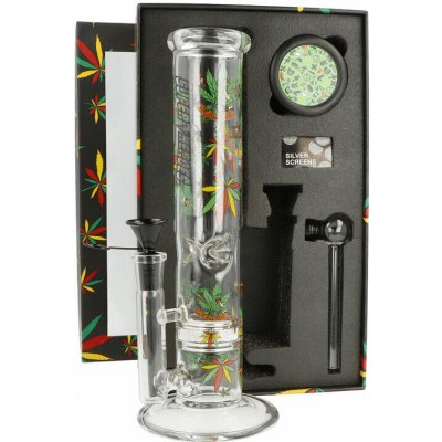 Super Heroes Skleněný bong Giftset 26cm – Hledejceny.cz