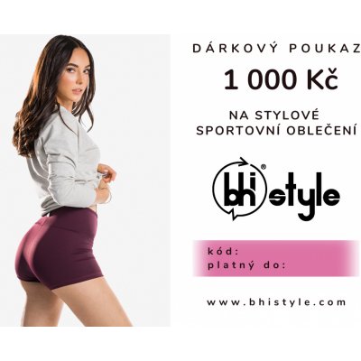 BHiStyle dárkový poukaz - voucher-1000 Kč – Zboží Mobilmania