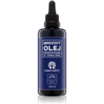 Renovality Mrkvový olej za studena lisovaný 100 ml