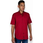 Rawlucci pánská košile s krátkým rukávem červená – Zboží Dáma