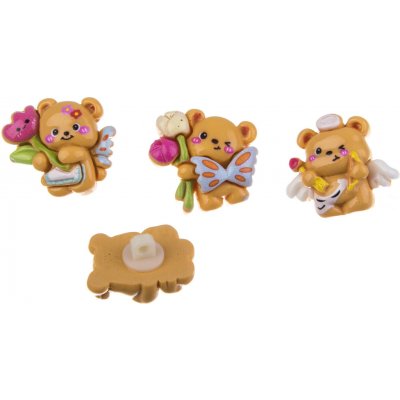 Knoflík plastový medvídci mix – Sleviste.cz