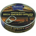 Nekton Šproty uzené výběrové v rostlinném oleji 160 g – Zboží Dáma