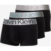 Boxerky, trenky, slipy Calvin Klein Reconsidered Steel Low Rise Trunk 3Pack Black