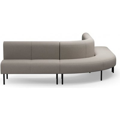 Rohová sedačka VARIETY, 90°, vnější, potahová látka Blues CSII, taupe – Zboží Mobilmania