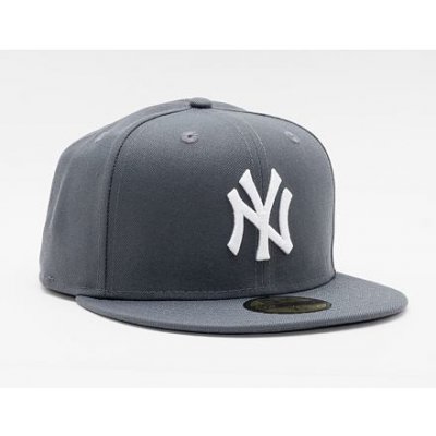 New Era 59FIFTY MLB Basic New York Yankees Graphite White – Hledejceny.cz