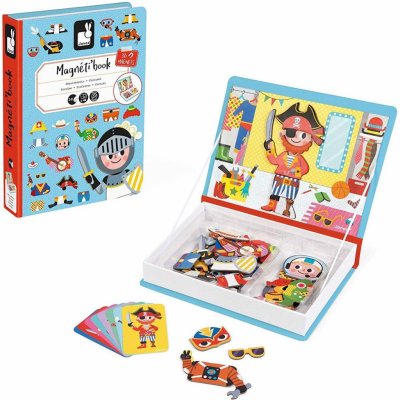 Janod magnetická kniha KOSTÝMY CHLAPCI – Zbozi.Blesk.cz