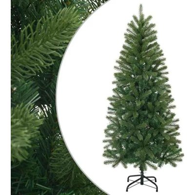 vidaXL Umělý vánoční stromeček Zelená 150 cm PVC, PE a ocel – Hledejceny.cz