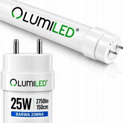 Lumiled Trubice LED G13 T8 25W 2750lm 6500K Studená bílá 160° 150cm – Hledejceny.cz