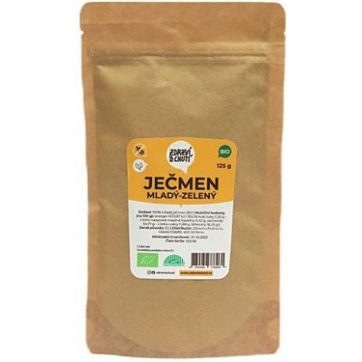 Zdraví s chutí Ječmen mladý zelený prášek 125 g BIO