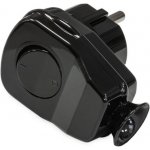 TIMEX vidlice plastová úhlová WT-L černá s vypínačem, 250V, 16A – Sleviste.cz