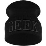 Blingstar zimní čepice beanie Geek Black 3D – Hledejceny.cz
