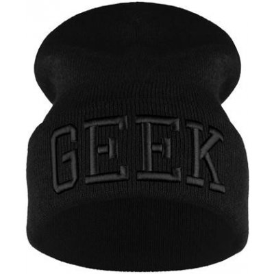 Blingstar zimní čepice beanie Geek Black 3D – Hledejceny.cz