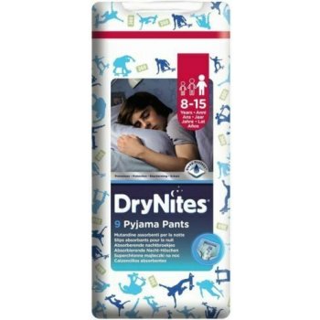 Huggies Dry nites absorpční kalhotky 8-15 let/girls/27-57 kg 9 ks