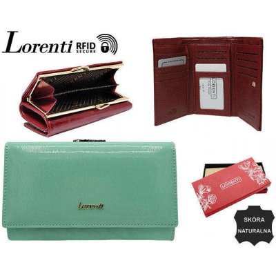 Lorenti Dámská kožená peněženka Totko zelená – Zboží Mobilmania