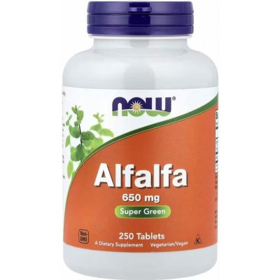 Now Foods Foods Alfalfa 650 mg 250 tablet – Hledejceny.cz