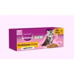 Whiskas Junior Drůbeží hody s kuřecím kachním drůbežím a krůtím v želé 40 x 85 g – Hledejceny.cz