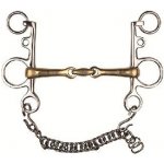 HKM Udidlo Argentan pelham 2x lomený – Zboží Dáma