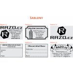 RAZO Štoček do razítka 50 x 30 mm (S-827; S-827D; 4929; 4729) – Zboží Živě