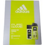 Adidas Pure Game Men deodorant sklo 75 ml + sprchový gel 250 ml dárková sada – Sleviste.cz