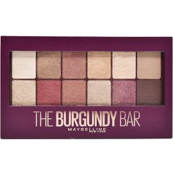 Maybelline The Burgundy Bar paleta očních stínů 9,6 g