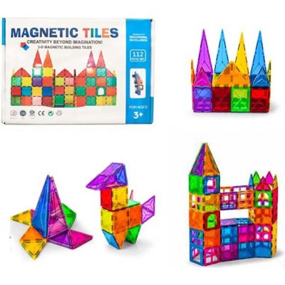 Magnetic Tiles 112 ks – Zboží Mobilmania