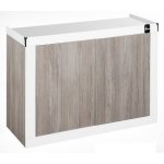 Diversa stolek pod Fine 120 x 50 x 70 rovný lanýžovo-bílá – Zboží Dáma