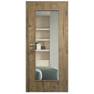 Sapeli Elegant Komfort M40 otočné dub sherwood 100 x 210 cm Čiré sklo – Hledejceny.cz