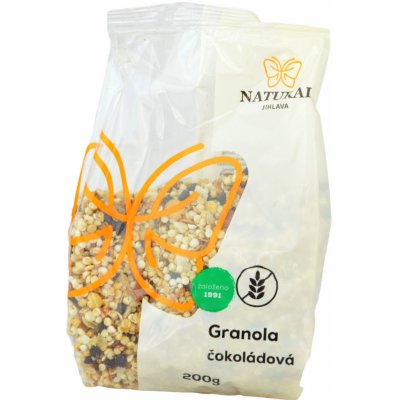 Natural Jihlava Natural Granola čokoládová bezlepková 200 g – Zboží Dáma