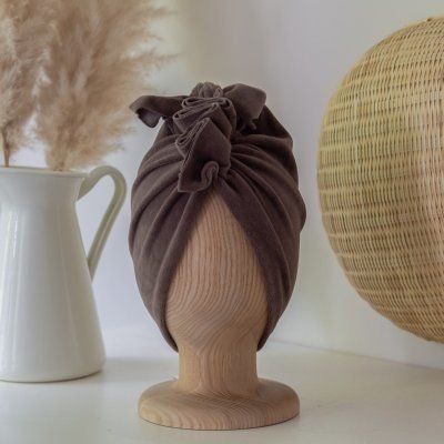 Looks by Luks Turban Velvet Divine Beige – Hledejceny.cz