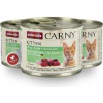 Carny Kitten hovězí kuřecí a králičí 200 g – Zbozi.Blesk.cz