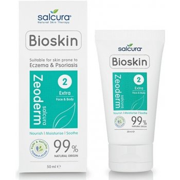 Salcura Bioskin 2 Extra Zeoderm krém na tělo i obličej pro suchou a citlivou pleť 50 ml