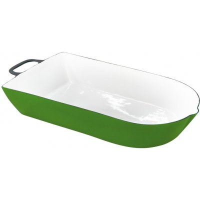 Český smalt Gourmetina GUSTAV SOLO Listově zelená 38 x 22 x 7 cm – Zboží Mobilmania