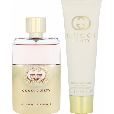 Gucci Guilty Pour Femme EDP 50 ml + tělové mléko 50 ml dárková sada – Zboží Mobilmania