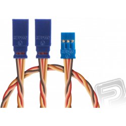 BLUE LINE SILIKON Y-kabel JR 0,50qmm kroucený silikonkabel 1 ks 30 cm