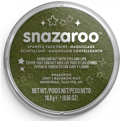 Barva na obličej třpytivá 18 ml zelená tmavší – Sleviste.cz