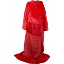 Verk Fleecová deka s rukávy 140x200cm červená
