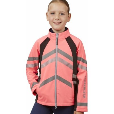WeatherBeeta Dětská reflexní sotshellová bunda Růžová – Zboží Mobilmania