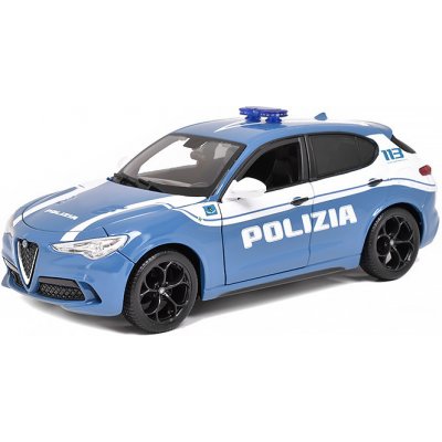 Bburago Alfa Romeo Stelvio Polizia 2017 1:24 – Zbozi.Blesk.cz