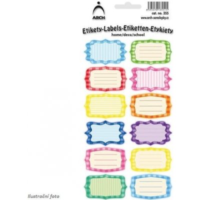 Štítky na sešity – Zboží Dáma