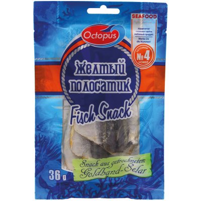 Octopus Kranas žlutopásý sušený 36 g – Zboží Dáma