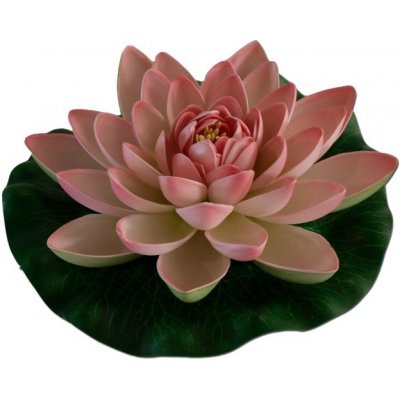 Max Plastový leknín růžový - Leknínový květ velký 18cm – Zboží Mobilmania