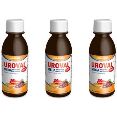 Walmark Uroval megabrusinky sirup forte 3 x 200 ml – Hledejceny.cz