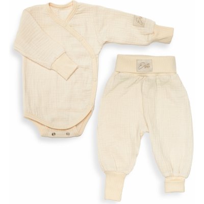 Esito Souprava do porodnice mušelín Cream smetanová – Zboží Dáma