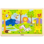 Viga puzzle 24 dílků zoo – Sleviste.cz