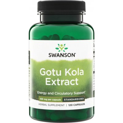 Swanson Gotu Kola Ekstrakt 100 mg 120 kapslí – Hledejceny.cz