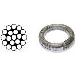 Lano ocelové 1x19, 1mm, Zn, svazek 20m – Hledejceny.cz