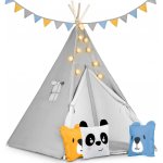 Nukido 740030 Dětské teepee se světýlky šedé – Sleviste.cz