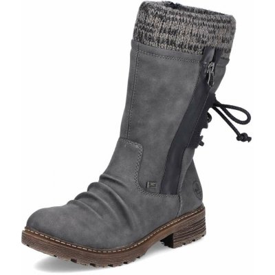 Rieker Z4756-45 šedá W2 – Zboží Mobilmania