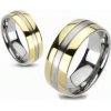 Prsteny Steel Edge Titanové snubní prsteny Spikes 3042
